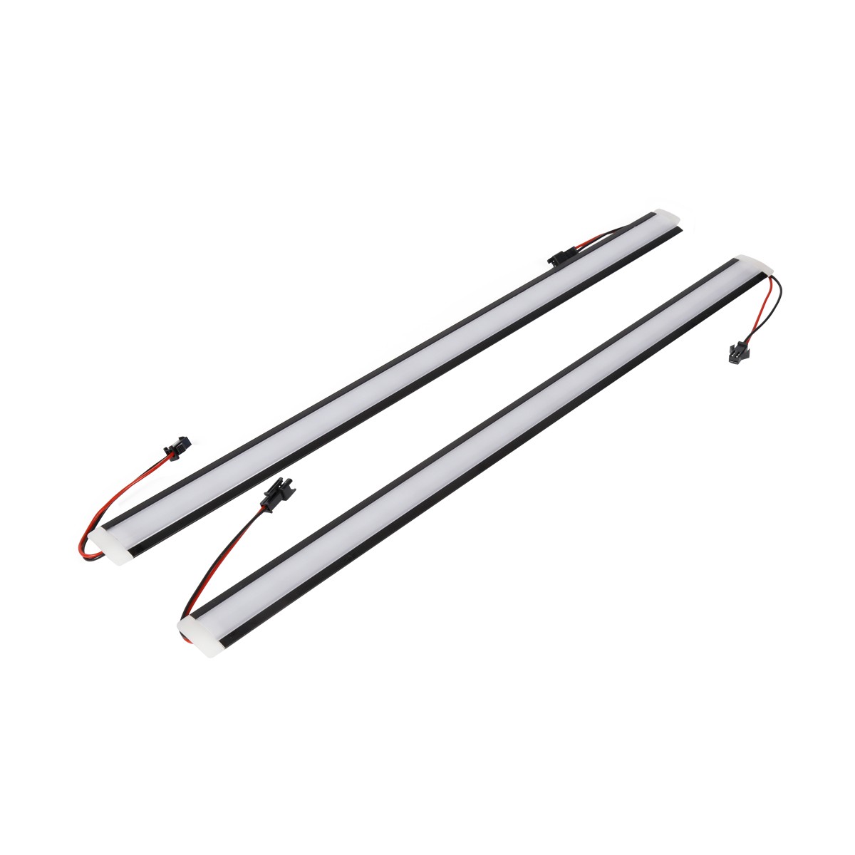 嵌入式衣柜展示柜开云电子氧化黑色酒柜层板嵌入式LED灯条